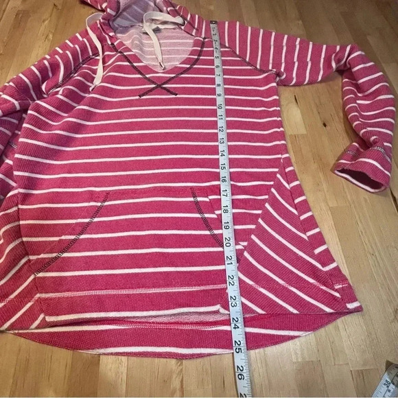 2 for$15 Columbia Red White Striped Hoodie - Picture 9 of 11